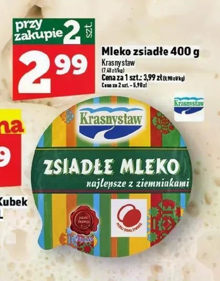 Zsiadłe mleko Krasnystaw