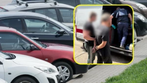 Zaparkował nieprawidłowo. Pieszy zwrócił mu uwagę, a ten wyciągnął broń