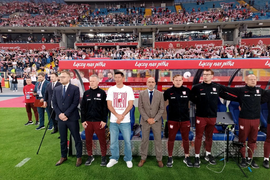 Mecz towarzyski reprezentacji Polski na Stadionie Śląskim Mecz towarzyski reprezentacji Polski na Stadionie Śląskim