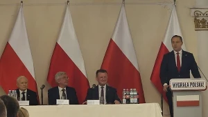 Spotkanie za zamkniętymi drzwiami. Klub PiS debatował z Karolem Nawrockim