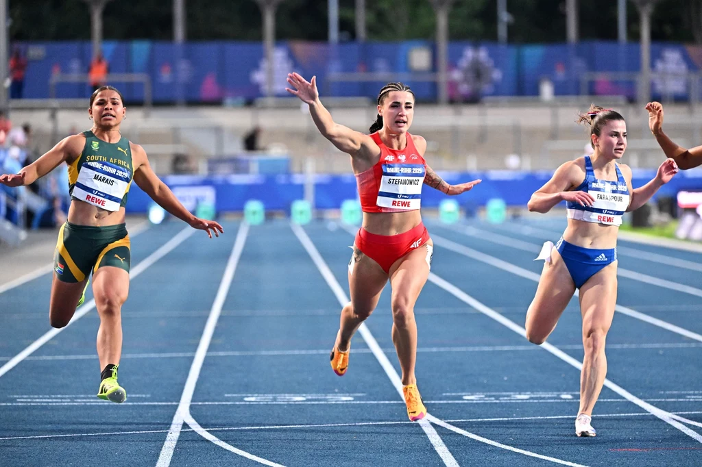 Magdalena Stefanowicz zdobyła srebrny medal w biegu na 100 m Magdalena Stefanowicz zdobyła srebrny medal w biegu na 100 m