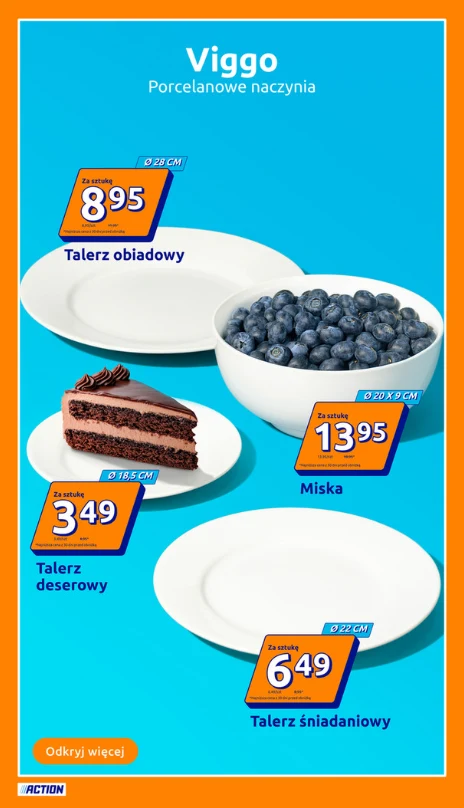 Minimalistyczna, elegancka i tania. Biała porcelana z Action hitem sezonu Minimalistyczna, elegancka i tania. Biała porcelana z Action hitem sezonu
