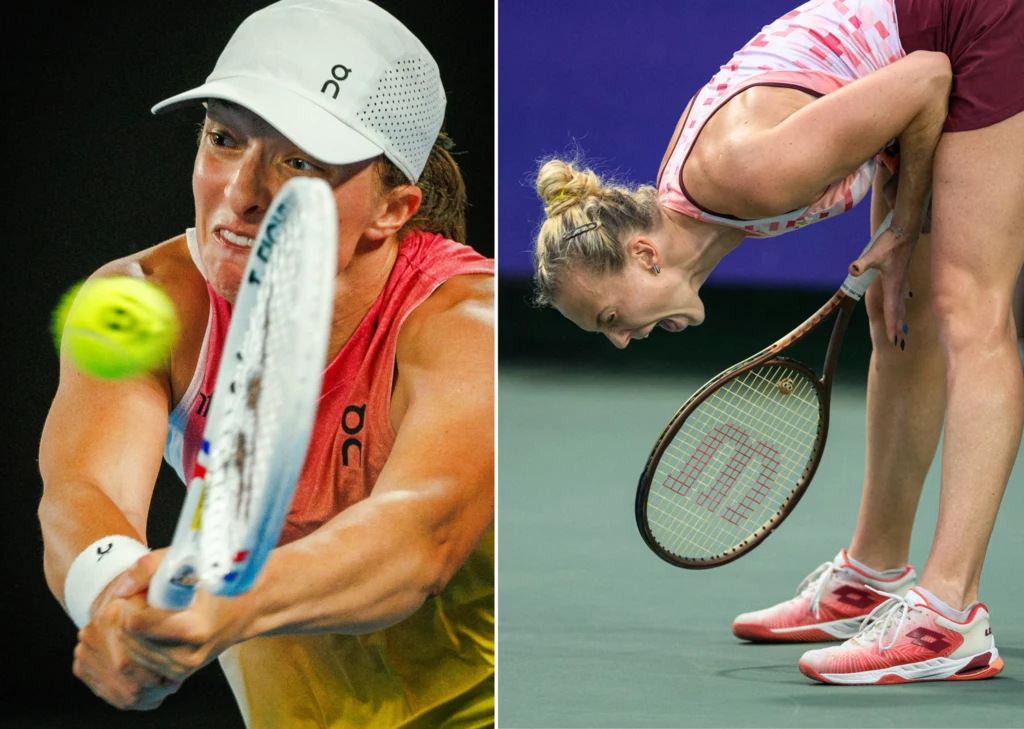 Iga Świątek i Katerina Siniakova Iga Świątek i Katerina Siniakova