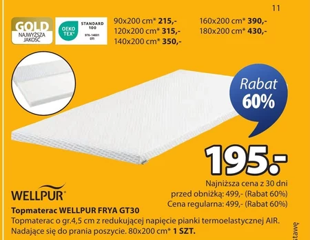 Materac Wellpur