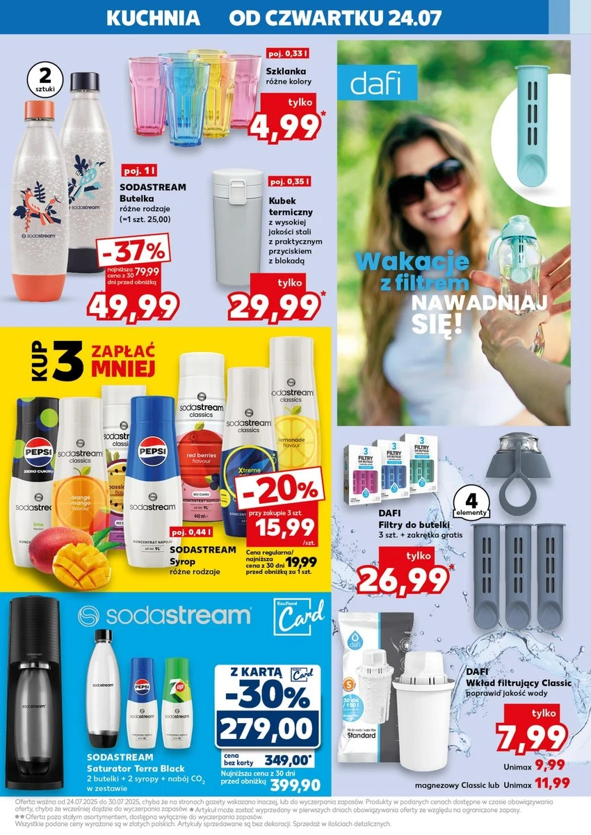 Kaufland z mega promocją! Zestaw z saturatorem Sodastream 120 zł taniej i syropy w pakiecie