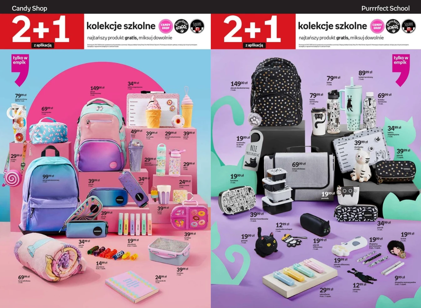 Wyprawka szkolna jak z bajki! Promocja 2+1 w Empiku tylko teraz Wyprawka szkolna jak z bajki! Promocja 2+1 w Empiku tylko teraz