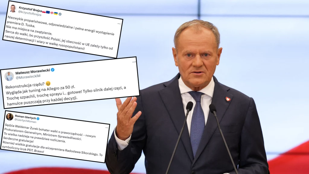 Politycy komentują rekonstrukcję rządu Politycy komentują rekonstrukcję rządu