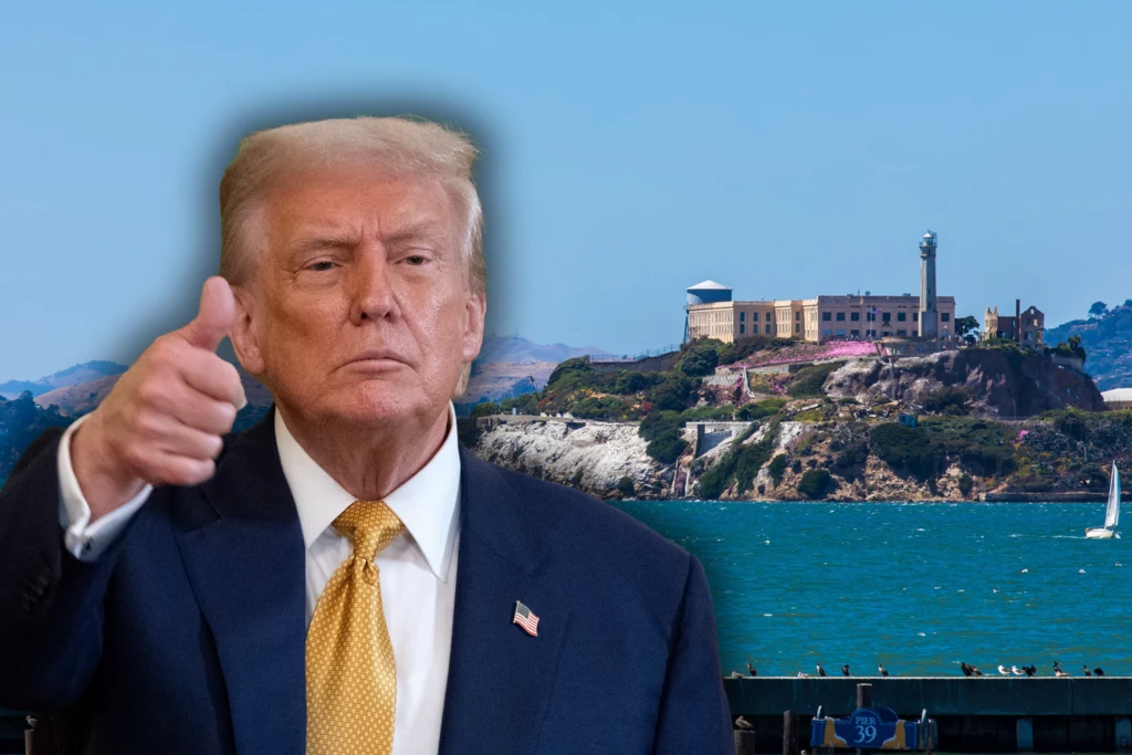 Trump mówi o nowym planie odbudowania więzienia Alcatraz