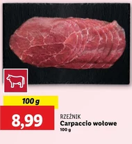 Carpaccio wołowe Rzeźnik