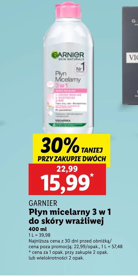 Płyn micelarny Garnier