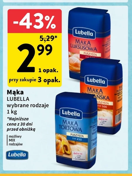 Mąka tortowa Lubella
