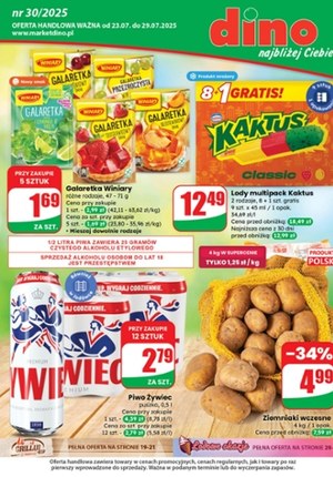 Gazetka promocyjna Dino, ważna od 23.07.2025 do 29.07.2025.