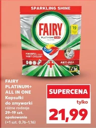 Kapsułki do zmywarki Fairy