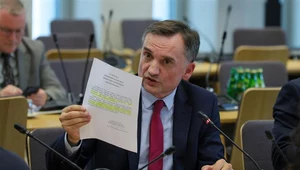 Zbigniew Ziobro na komisji regulaminowej
