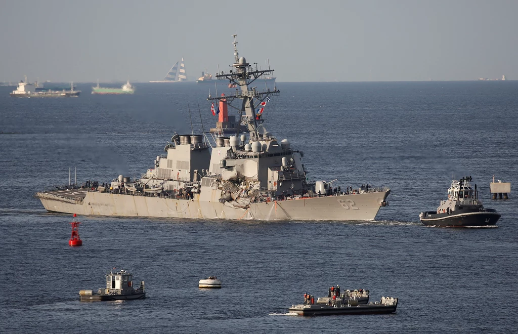 Amerykański niszczyciel rakietowy USS Fitzgerald (zdj. ilustracyjne) Amerykański niszczyciel rakietowy USS Fitzgerald (zdj. ilustracyjne)