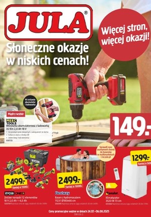 Gazetka promocyjna Jula, ważna od 24.07.2025 do 06.08.2025.
