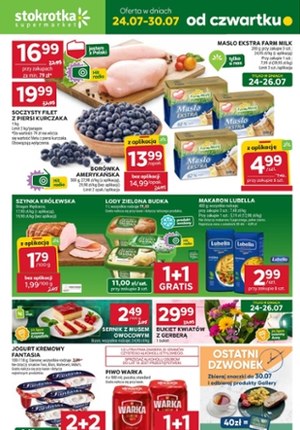Gazetka promocyjna Stokrotka Supermarket, ważna od 24.07.2025 do 30.07.2025.