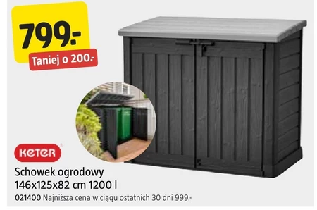 Schowek ogrodowy Keter