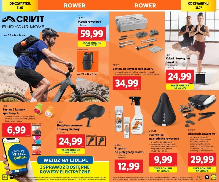 Lidl oferuje akcesoria rowerowe!