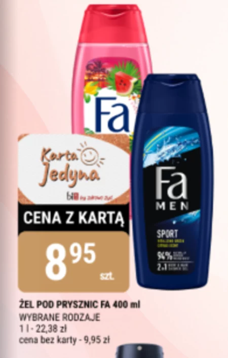Żel pod prysznic Fa
