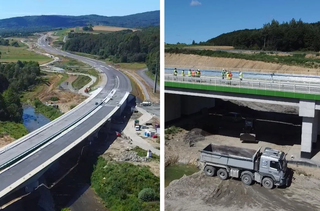 Na Podkarpaciu budowa S19 przyspiesza, a asfaltowe fragmenty i obiekty mostowe świadczą o zbliżającym się zakończeniu prac. 