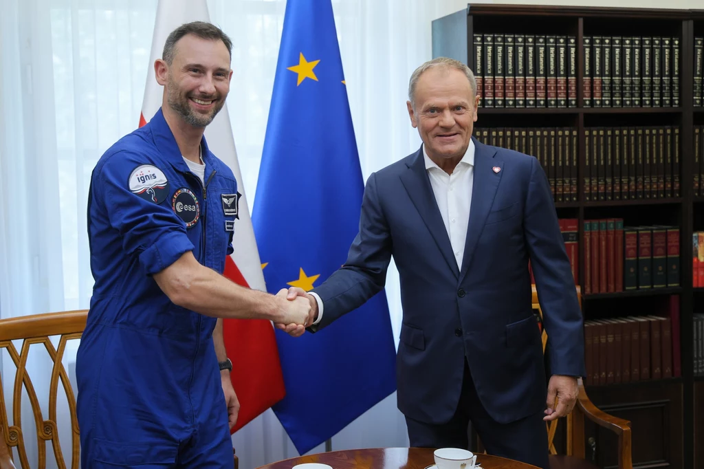 Sławosz Uznański-Wiśniewski podczas krótkiego pobytu w Polsce spotkał się z m.in. z Donaldem Tuskiem. Padły konkretne deklaracje