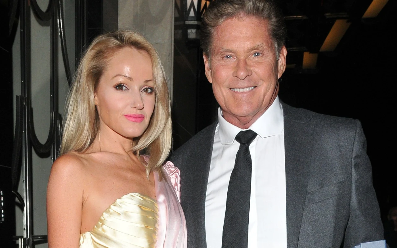 David Hasselhoff i Hayley Roberts w 2019 roku