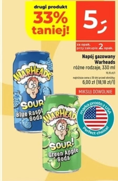 Napój gazowany WarHeads