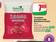 Żurawina suszona Bakaliowy Snack