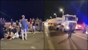 Próba zablokowania ciężarówek z pomocą humanitarną? W sieci krąży nagranie