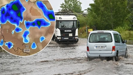 Piątek będzie deszczowy i burzowy w wielu miejscach, szczególnie na zachodzie i południu