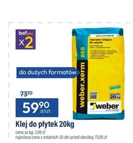Клей для плитки Weber