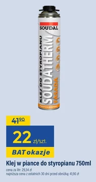 Klej do styropianu Soudal