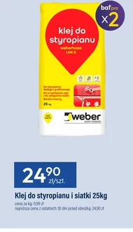 Клей для полістиролу Weber