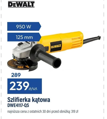 Кутова шліфувальна машина Dewalt