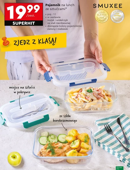 Pojemnik ze sztućcami Smukee