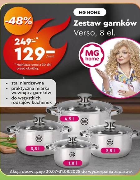 Zestaw garnków MG Home