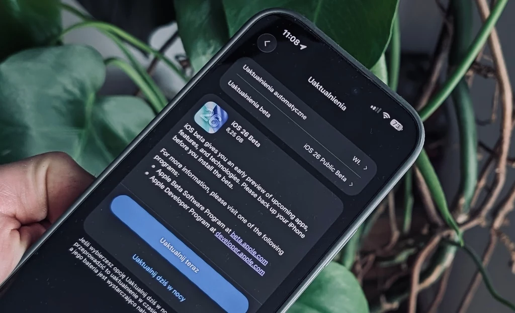 Apple uruchamiania publiczne beta testy iOS 26.