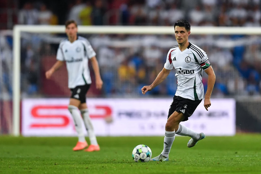 Bartosz Kapustka w barwach Legii Warszawa