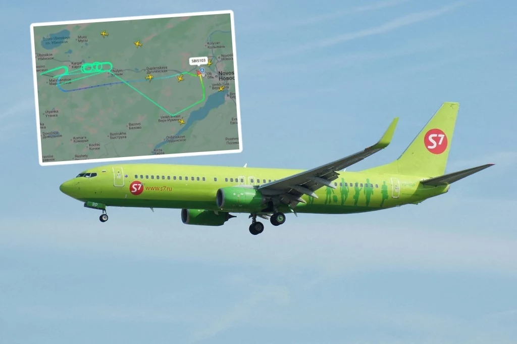 Samolot pasażerski lecący do Soczi niespodziewanie zawrócił na Syberię Samolot pasażerski lecący do Soczi niespodziewanie zawrócił na Syberię