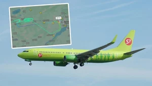 Samolot pasażerski lecący do Soczi niespodziewanie zawrócił na Syberię