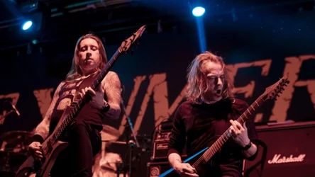 Franz Pries i Bernie Siedler (Exumer) w akcji