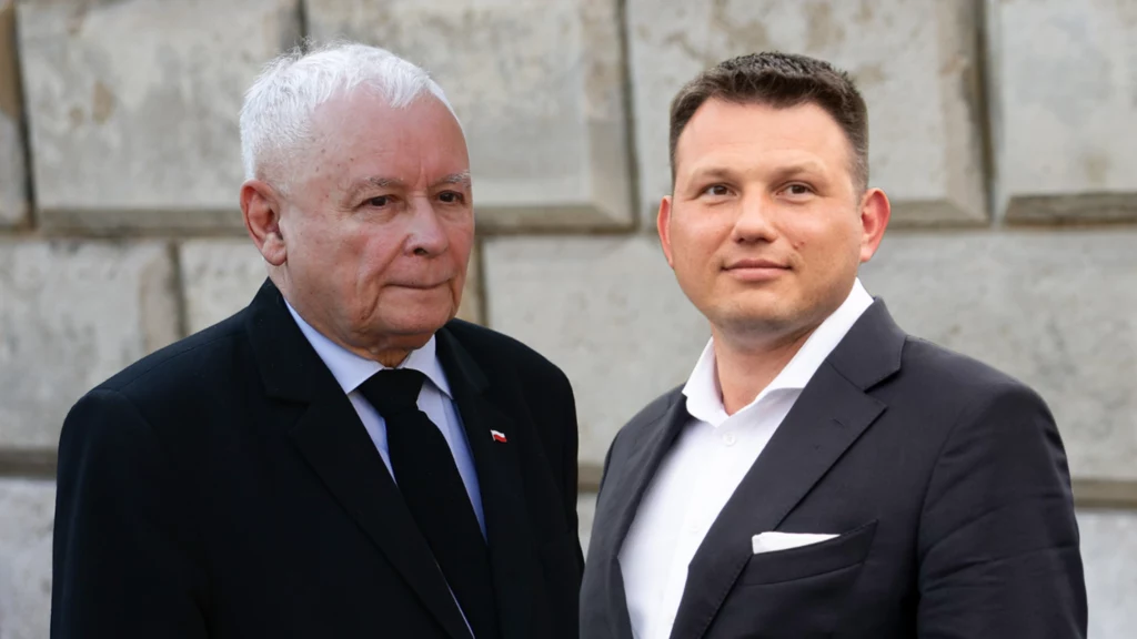 Spięcie między Jarosławem Kaczyńskim i Sławomirem Mentzenem Spięcie między Jarosławem Kaczyńskim i Sławomirem Mentzenem