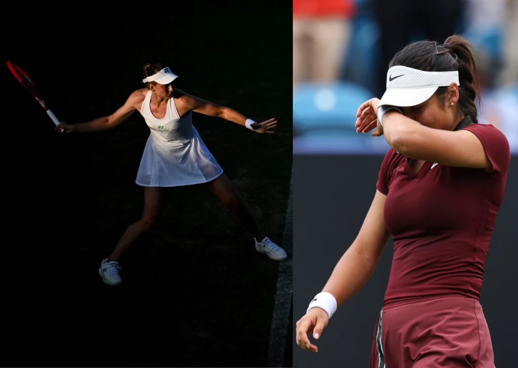 Jelena Rybakina i Emma Raducanu Jelena Rybakina i Emma Raducanu