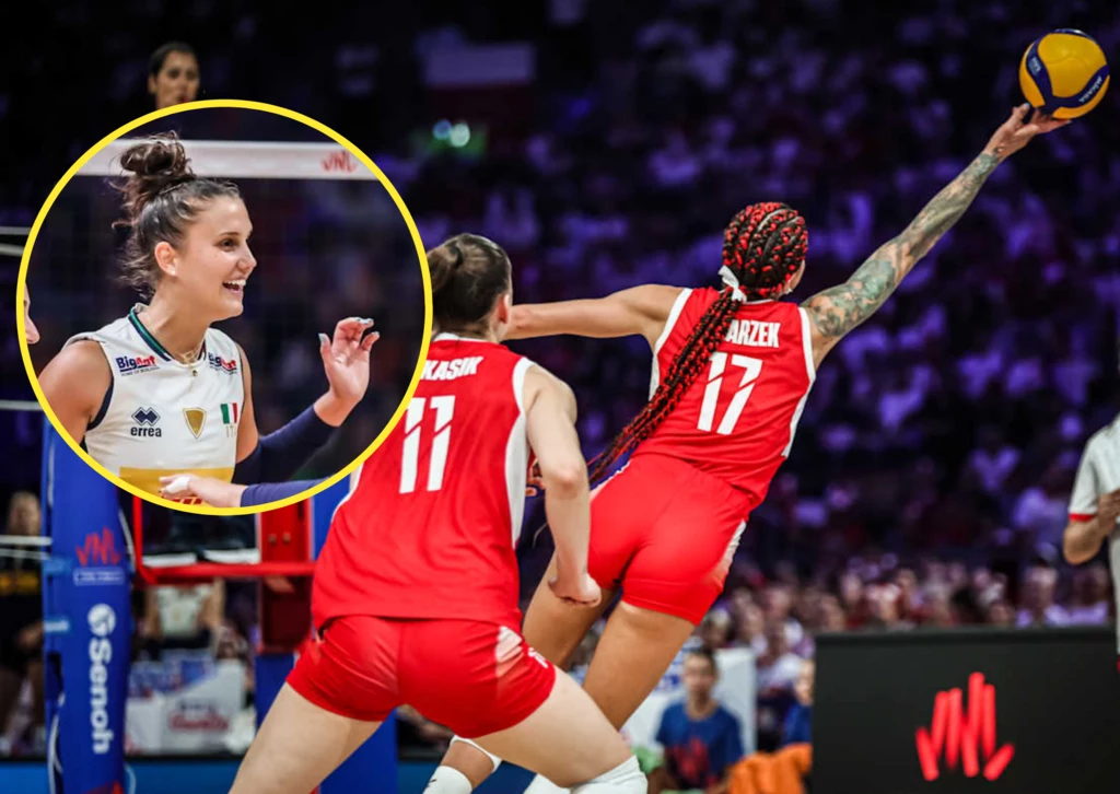 Anna Danesi (w kółku) przyznaje, że Polki w pewnym momencie przestały naciskać na Włoszki Anna Danesi (w kółku) przyznaje, że Polki w pewnym momencie przestały naciskać na Włoszki