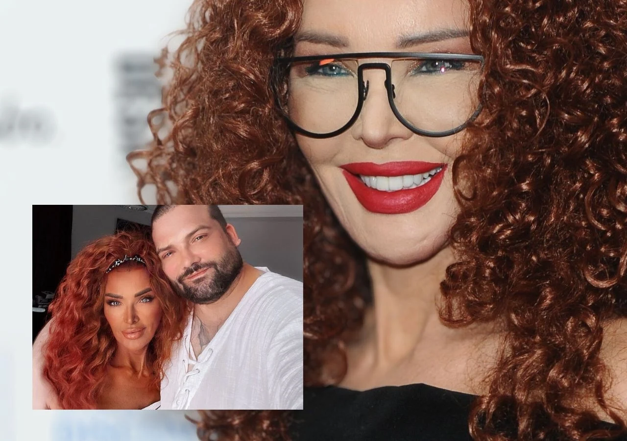 Ewa Minge z synem Oskarem