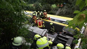 Katastrofa kolejowa w Niemczech. Są ofiary śmiertelne i wielu rannych