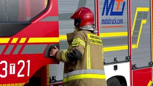 Ogromny pożar pod Kraśnikiem. Płonie składowisko odpadów