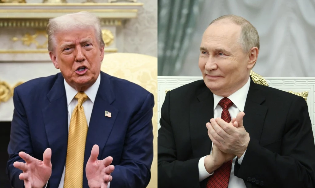 Prezydent USA Donald Trump i rosyjski przywódca Władimir Putin Prezydent USA Donald Trump i rosyjski przywódca Władimir Putin