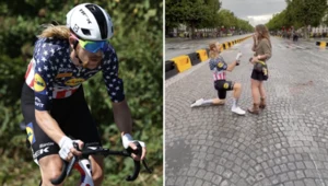 Sceny po Tour de France. Kolarz zaskoczył ukochaną, polały się łzy